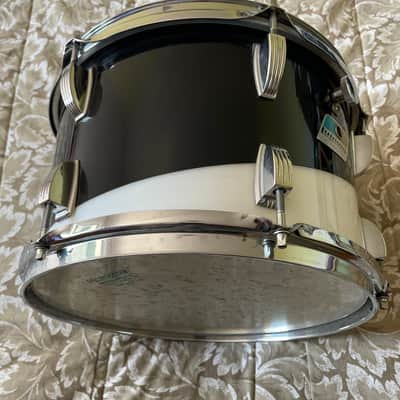 Ludwig Tom Vistalite Pattern E  Mid 70’s - Black & White Swirl image 7