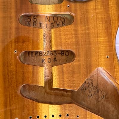 Fender Stratocaster body 1956 - Koa image 2