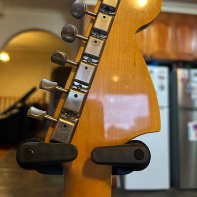 Fender Kurt Cobain Mustang Left-Handed 2012 - 2014 - Fiesta Red image 4