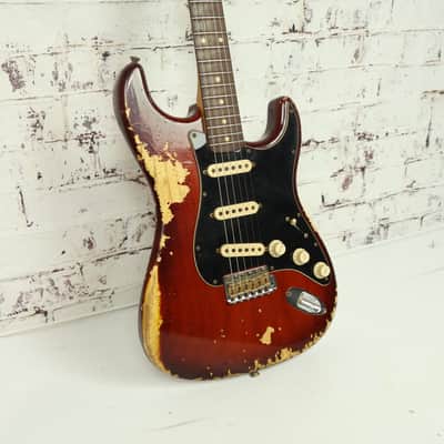 Fender Custom Shop 62 Stratocaster Heavy Relic Violin Burst 2009 image 3