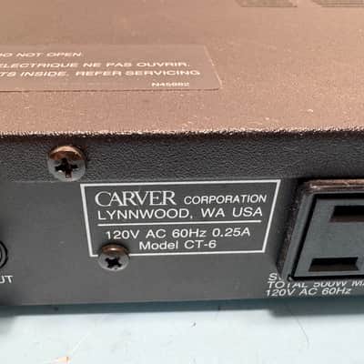 Carver CT-6 Preamplifier Tuner Bob Carver Design Made in JAPAN ~ Tested Works image 11