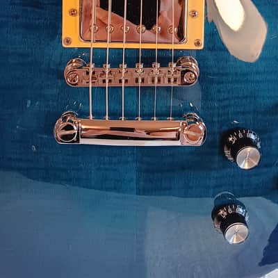 Epiphone Les Paul Standard Limited Edition 1997 - Transparent Blue image 8