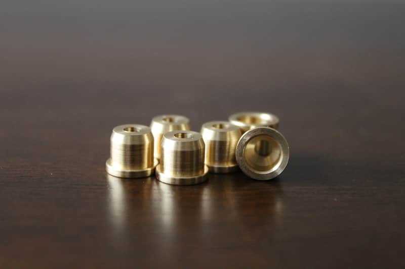Forney Custom Telecaster String Ferrules solid Brass image 1
