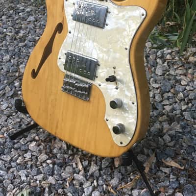 Vintage 1996 Fender Thinline Telecaster Natural Semi Hollow Custom Build NOS Relic Wide Ranges Featherweight 6.1 lb image 7