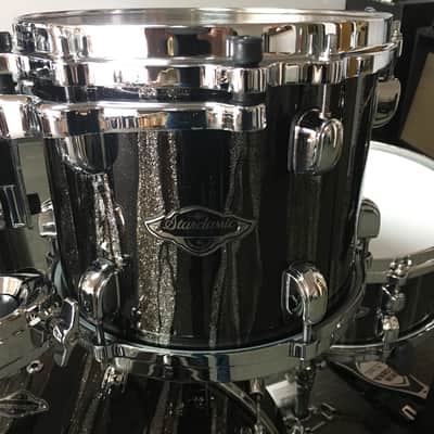 Tama Starclassic Performer B/B Black Clouds Silver Linings 4 piece shell kit w/ matching snare image 7