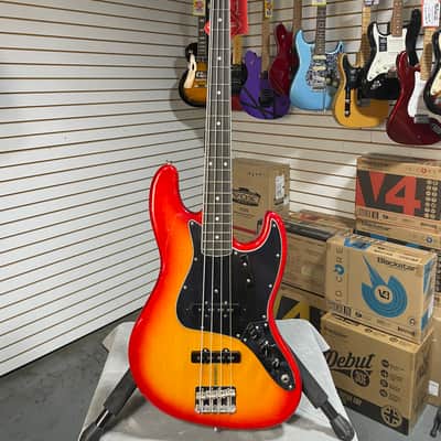 Fender Rarities Series Flame Ash Top Jazz Bass - Plasma Red Burst w/ OHSC & PLEK*D #862 image 5