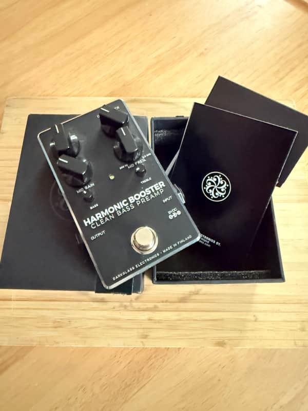 Darkglass Electronics Harmonic Booster Clean Bass Preamp 2019 - Present Black image 1
