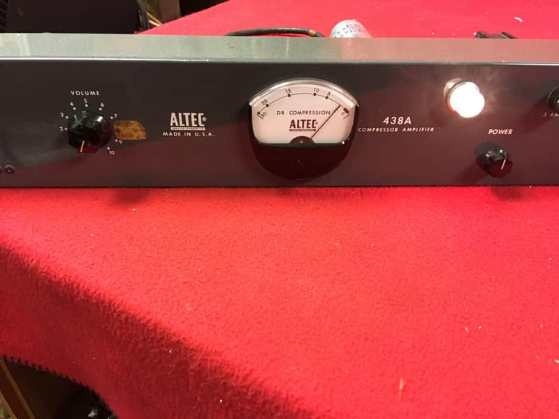 Great Working Vintage Altec 438A Tube Compressor Amplifier (Mic Preamp) image 1
