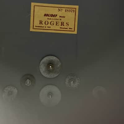 Rogers 20/12/16" 60's Headliner Holiday Drum Set - Champagne Sparkle image 19