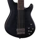 Dean E5 FM TBKS Edge 5-String Bass Guitar, Trans Black Satin