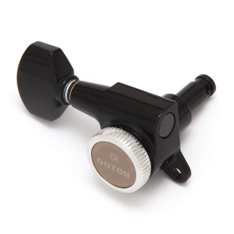 Gotoh SG381 Traditional Magnum Locking Single Tuner (Left Handed, Black, 07) image 1