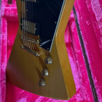 Epiphone Limited Edition '58 Korina Explorer Reissue 2022 - Antique Natural (Black Pickguard) image 5