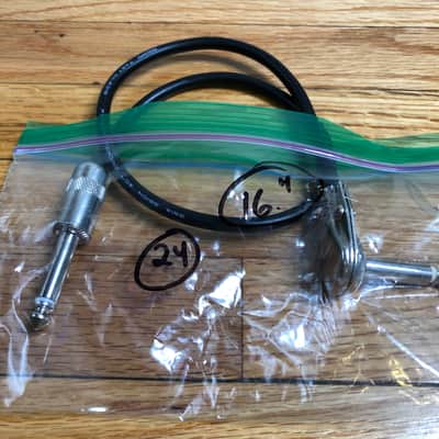 Mogami 2319 16” Pancake 1/4” - Small Barrel 1/4” Patch Cable image 3