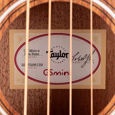Taylor GS Mini-e Koa Acoustic Electric Bass with Gig Bag image 9