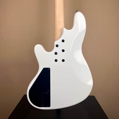 Cort Elrick NJS4 WHT - White Gloss - Bartolini Preamp & Hipshot Hardware image 3