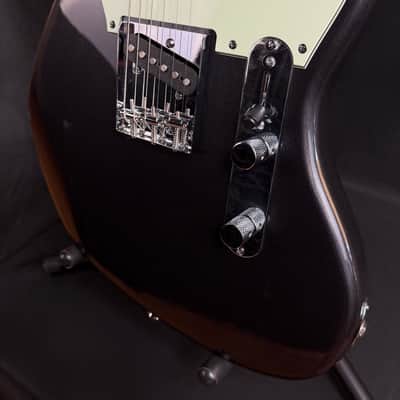 Squier FSR Paranormal Offset Telecaster SJ Electric Guitar Charcoal Frost Metallic image 8