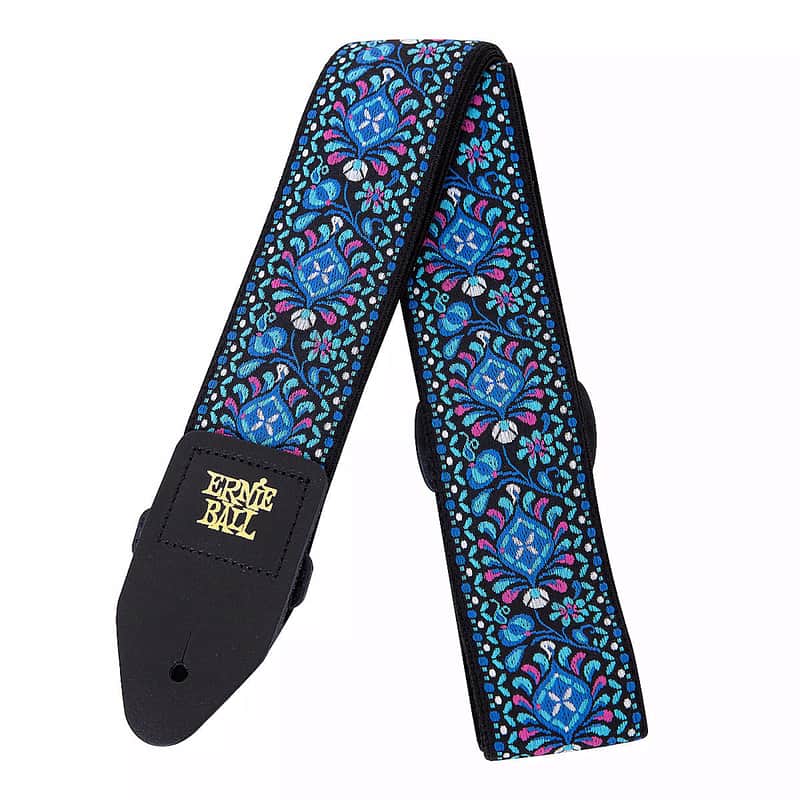 Ernie Ball 4097 Indigo Orchid Jacquard Guitar Strap image 1