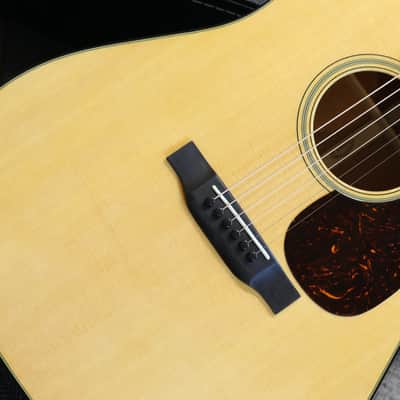 Mint! 2022 Martin D-18 Dreadnought Acoustic Guitar Natural + OHSC image 4
