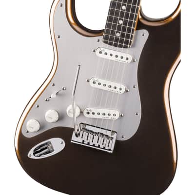 Fender American Ultra II Stratocaster Lefthand EB Texas Tea - Electric Guitar image 3