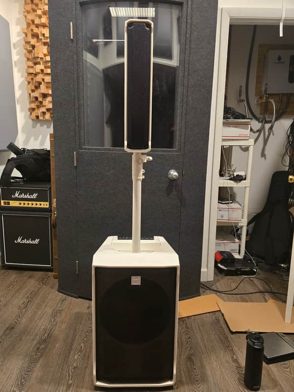 RCF EVOX JMIX8 Portable Active Line Array PA System 2010s - White image 1