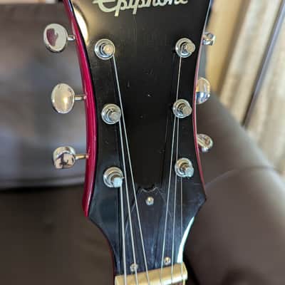 Epiphone Casino Coupe, UPGRADES: Lollars, Gotoh Tuners - Excellent Cond! image 4