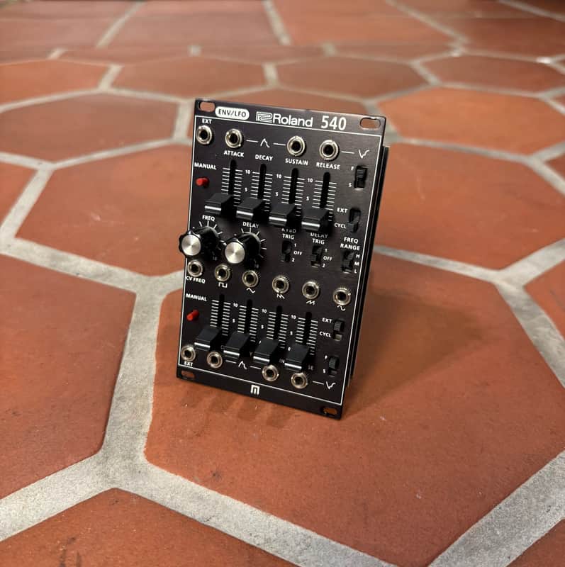 Roland System-500 540 Eurorack Dual EG and LFO Module 2016 - Present - Black image 1
