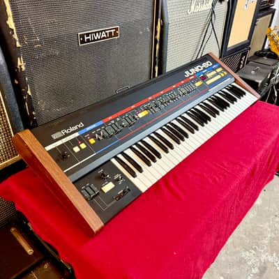 Roland Juno-60 Analog Polyphonic Synthesizer c 1982 original vintage poly synth AK image 2