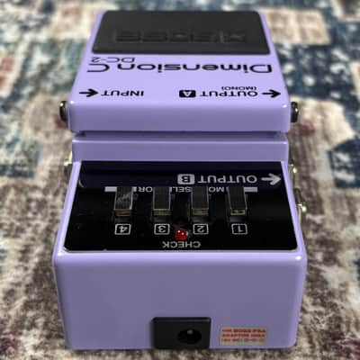1980s Boss DC2 Dimension C Vintage Blue Label MIJ Made in Japan Spatial Modulation Guitar Effect Pedal W/ Original Box & Paperwork! image 7