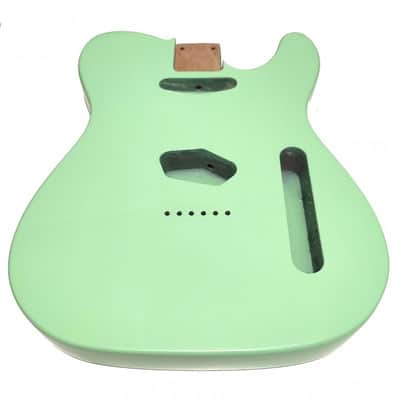 3 Pieces Telecaster Style Surf Green Varnish Alder Body