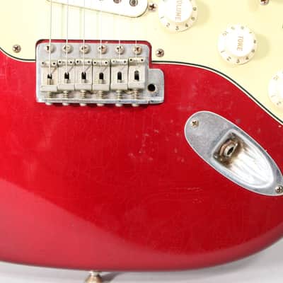 2002 Fender Custom Shop 1960 Stratocaster Candy Apple Red Relic w/OHSC image 20