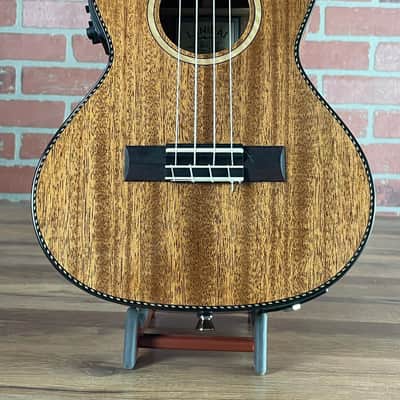 Lanikai All Solid Mahogany Tenor Acoustic-electric Ukulele image 2