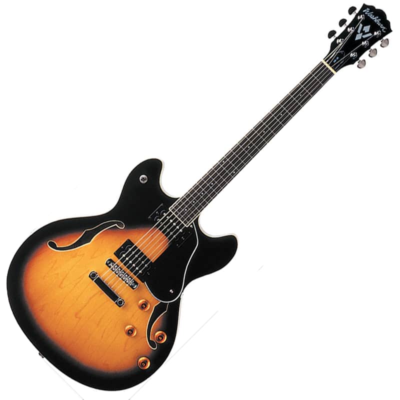 Washburn HB30 Semi-Hollow, Tobacco Sunburst | Reverb
