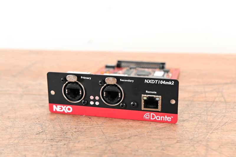 マコンデ NEXO NXDT104 MK2 Dante Network Card for Yamaha CL Series Consoles