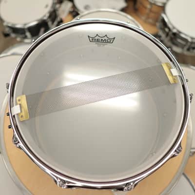 Pork Pie 6.5x14" Aluminum Snare Drum (Pink Alcohol Ink Finish) image 9