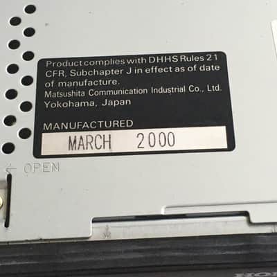 Honda OEM Radio Stereo Receiver Car Vintage Made In Japan 2000 Original Auto Part Rare Model No. 39100-S10-A500 CD Player image 3