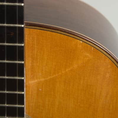 Manuel Velazquez  Classical Guitar (1955), ser. #153, period black hard shell case. image 17