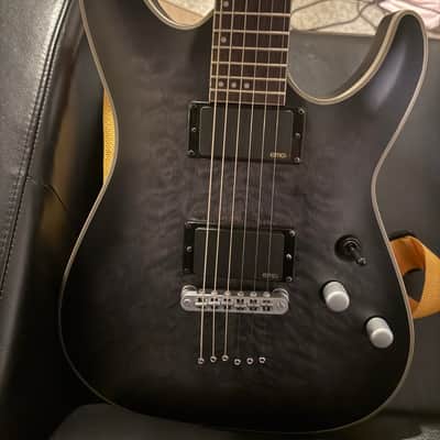 Schecter C-1 Platinum with Ebony Fretboard 2016 - 2020 - Satin Black - Made In Korea image 6
