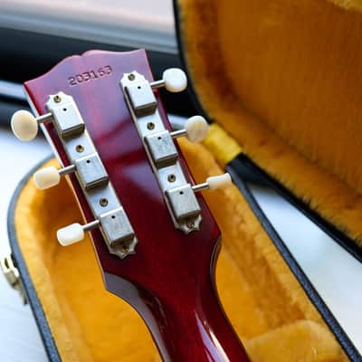 Gibson Custom Shop '63 SG Special Reissue VOS - Vintage Cherry - Dark Board - P90s image 15