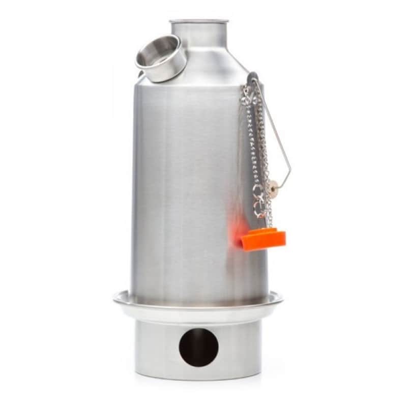 KELLY KETTLE Large Base Camp Kelly Kettle 16l Notfall-Ausrüstung (Stainless steel) image 1