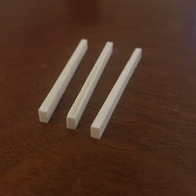 Bone Guitar Saddle Blanks - Extra Thick (3-Pack) image 5