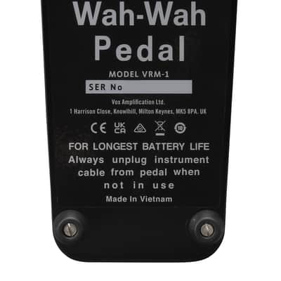 Vox VRM1 Real McCoy (Clyde McCoy Signature Reissue Wah) Wah Wah Pedal image 3