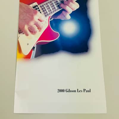 Gibson Les Paul Brochure Foldout 2000 image 1