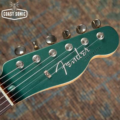 2023 Fender FSR Hybrid II Telecaster Sherwood Green w/ Matching Headstock Made in Japan image 13