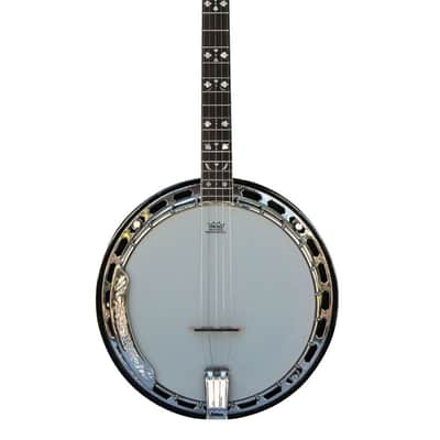 Danville  24 Bracket Mother Of Pearl Inlaid Banjo BJ-009 + Gig Bag image 2