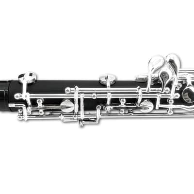 Professional C Key Oboe – Ebonite Wood Body with Nickel-Silver Keys, Left F & Forked F Resonance – Full Conservatory System with Case image 4