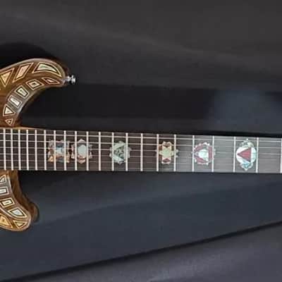 Electric Guitar Handmade by Blueberry Guitars Double Cutaway Seymour Duncan Pickups image 2