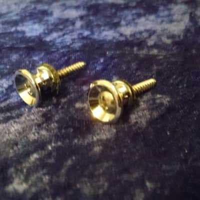 1980s Kramer Strap Buttons Chrome w/pads image 2