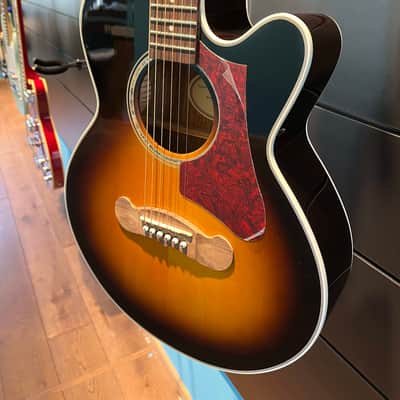 Epiphone J-200 EC Studio Parlor Vintage Sunburst image 5