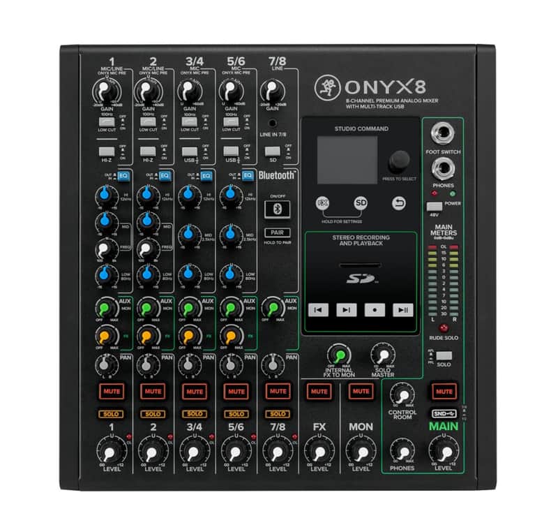 Mackie ONYX8 8 Channel Premium Analog Mixer image 1