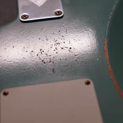 Fender Masterbuilt Andy Hicks Fat 64 Strat Brazilian Rosewood Journeyman Relic Aged Daphne Blue Josefina Pickups image 19